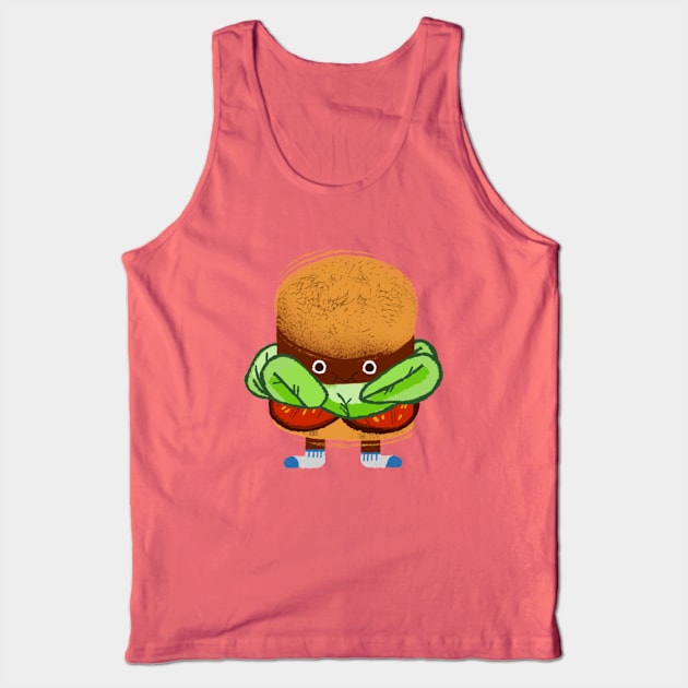 Burger Kind Tank Top by slugspoon